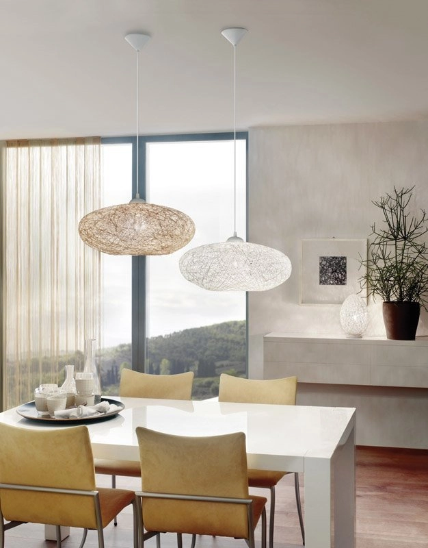 Pendant lamp Campilo 45cm white Eglo 9002759933739