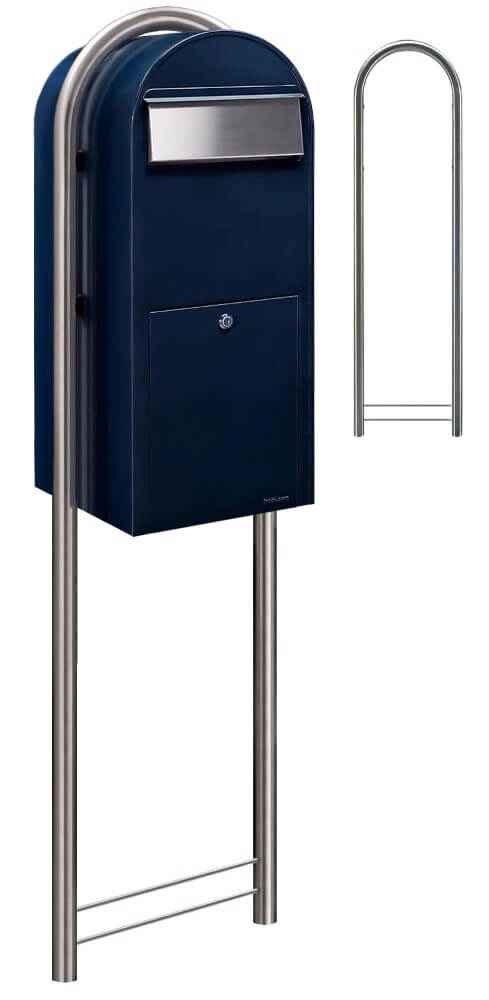 Mailbox Jumbo 5004 i Black blue Bobi 6417237026316