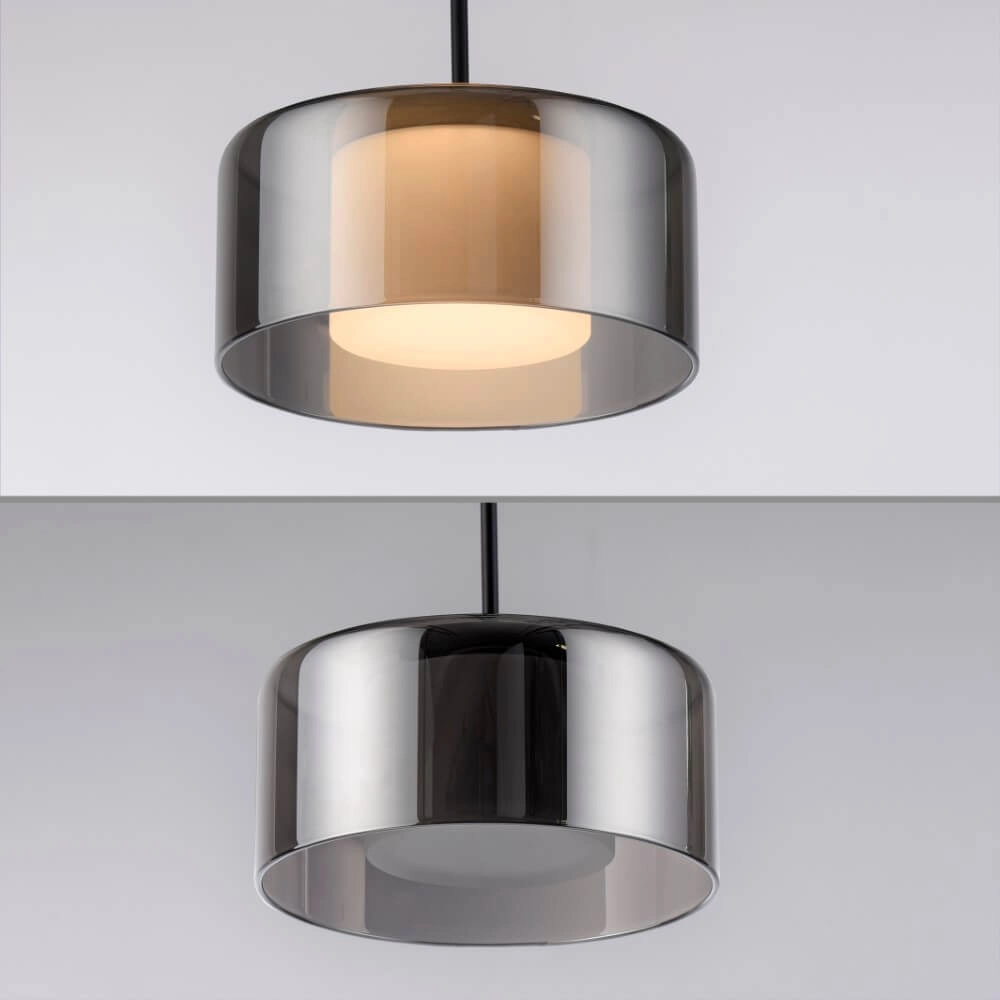 7-light pendant lamp Rika black Paul Neuhaus 4012248383094