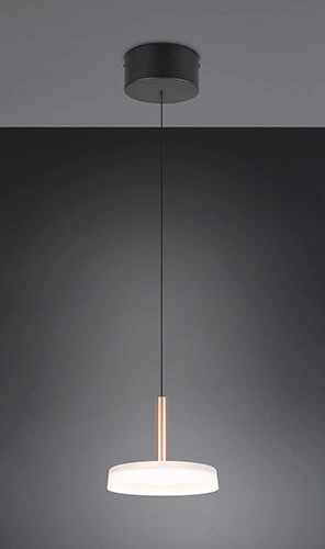 Led pendant light Celeste Ø 22cm - white glass Trio 4017807627381