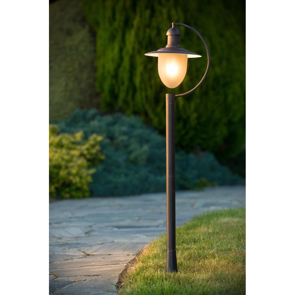 Country lantern Aruba rust brown Ø 25cm