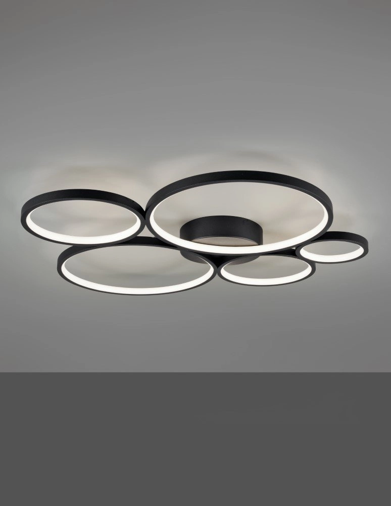 Wall lamp Rondo 5-ring Trio 4017807488838