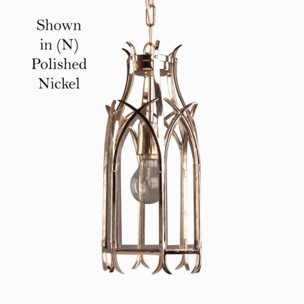 Antique pendant lamp Gothic 1-light - antique copper (ant) Limehouse