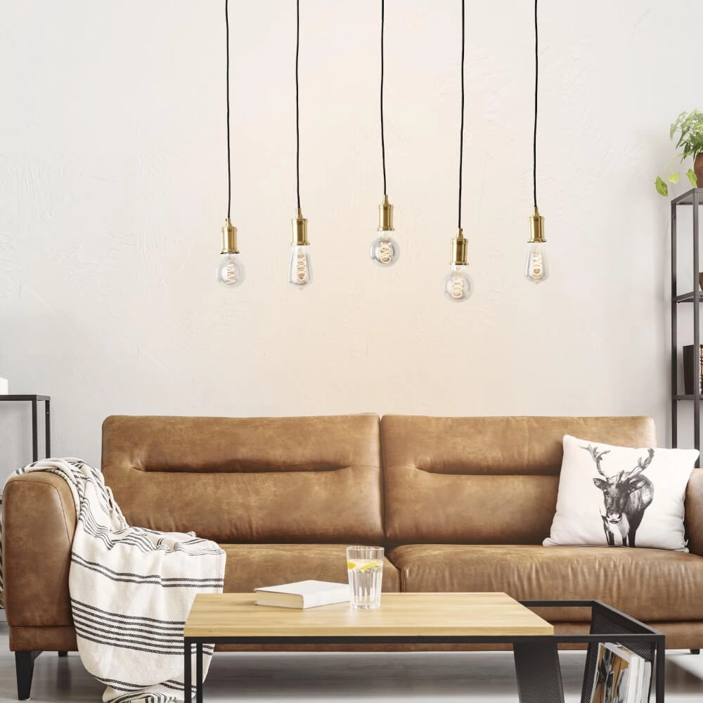 Hanging lamp Darcia with 5 pendulums Brilliant 4004353411694