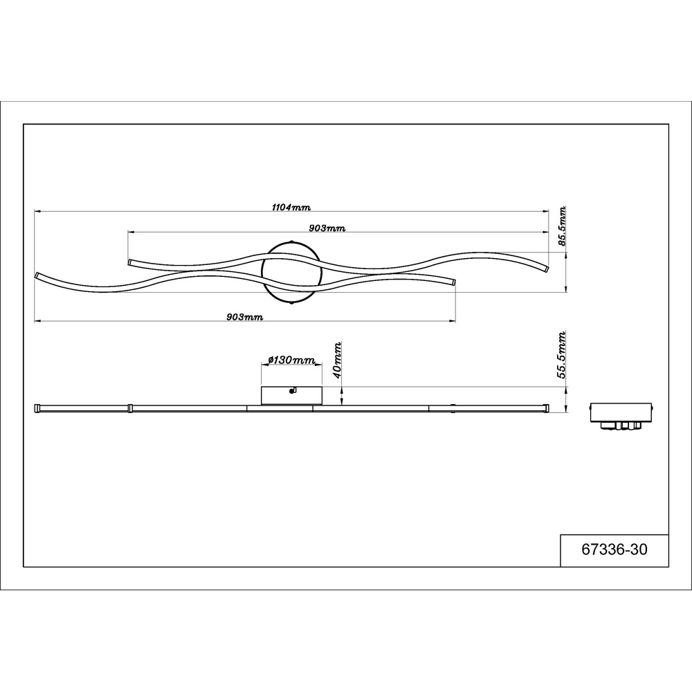 Modern ceiling lamp Boyd Black Globo 9007371487103