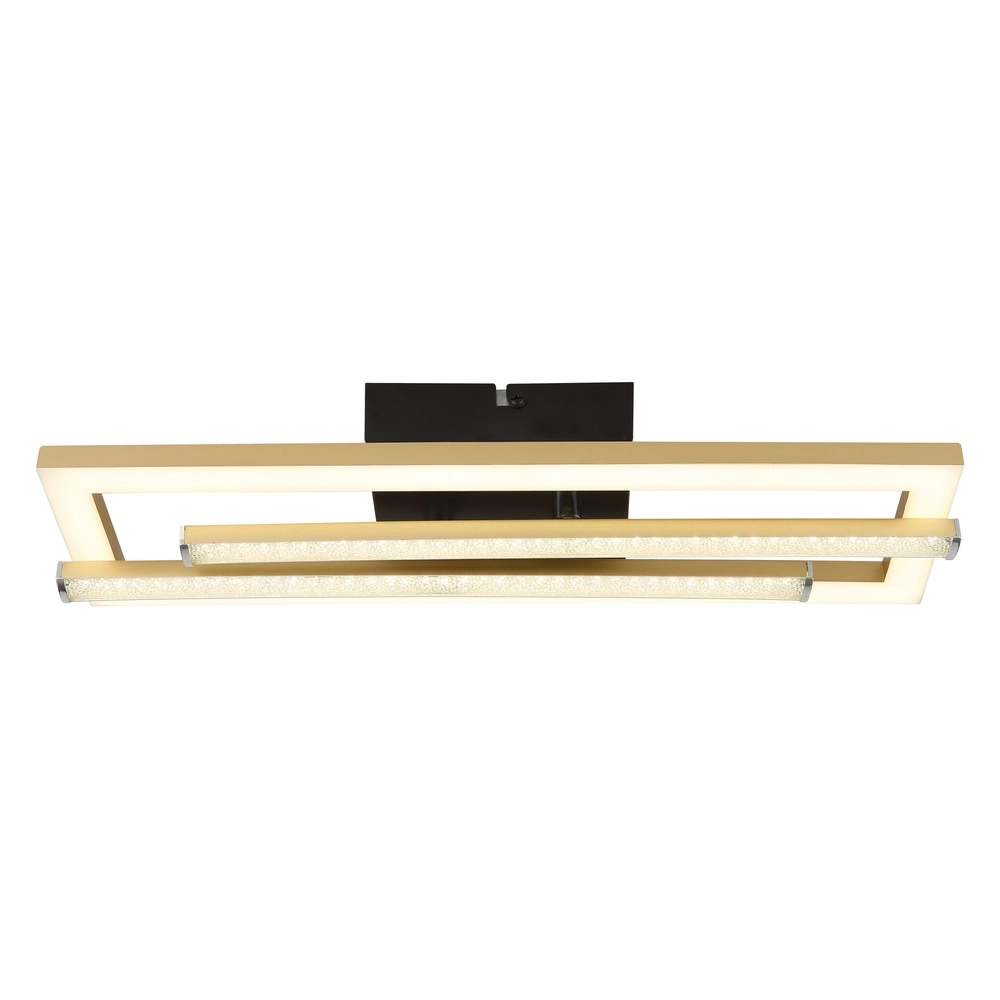 Ceiling lamp Highway black with gold Globo 9007371453795