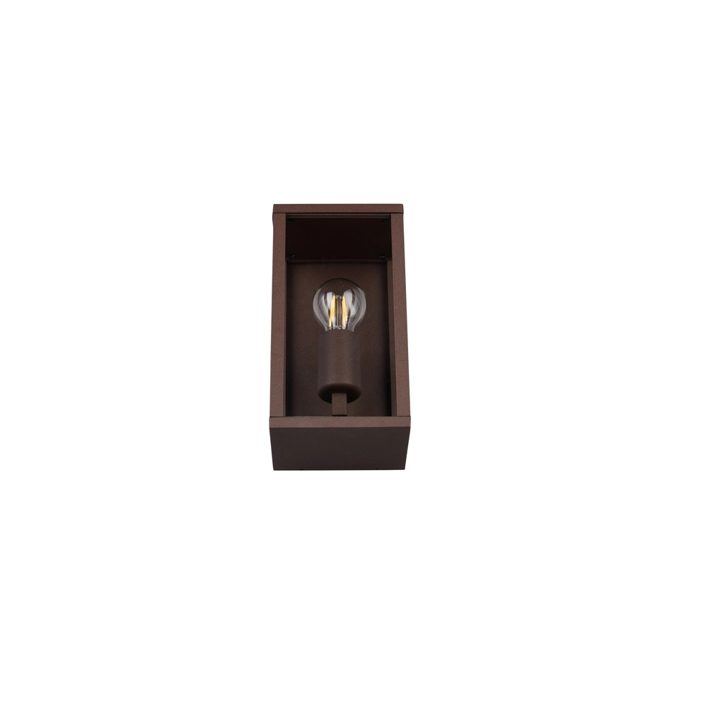 Modern wall lamp Garonne S rust brown Trio 4017807687378
