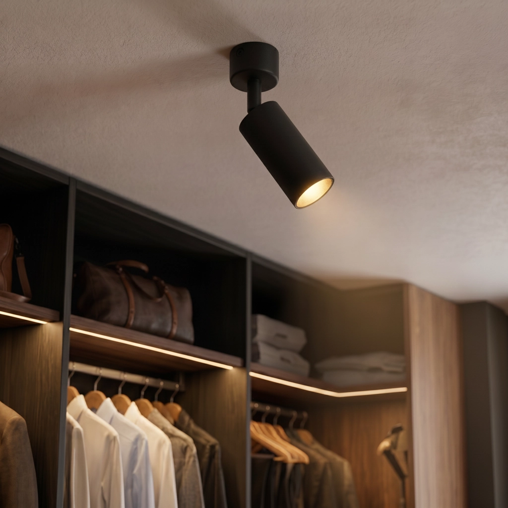 Ceiling spotlight Mor Orientable black