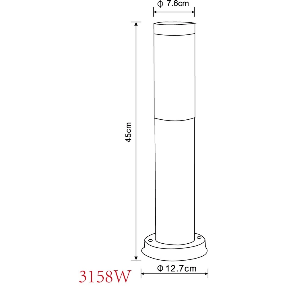 Garden lamp Boston wood with white Globo 9007371423132