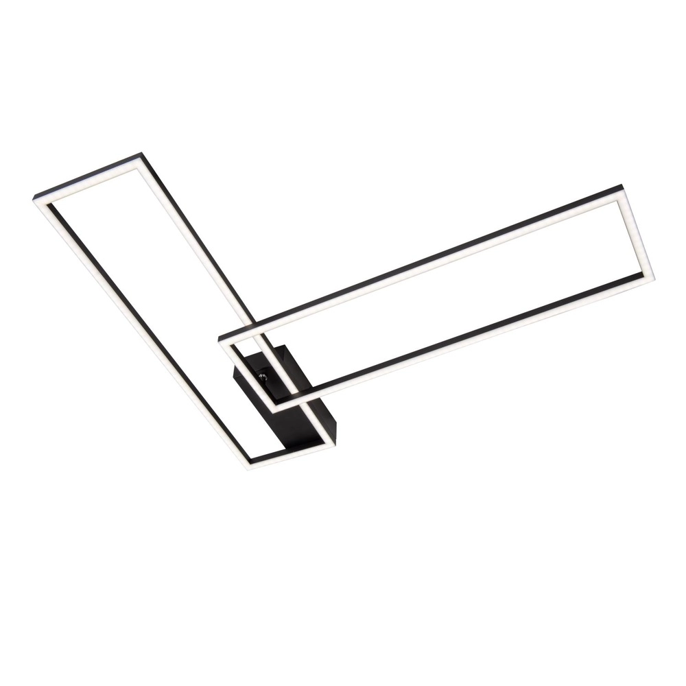 Design ceiling lamp Arianne Elongated black Lucide 5411212530905