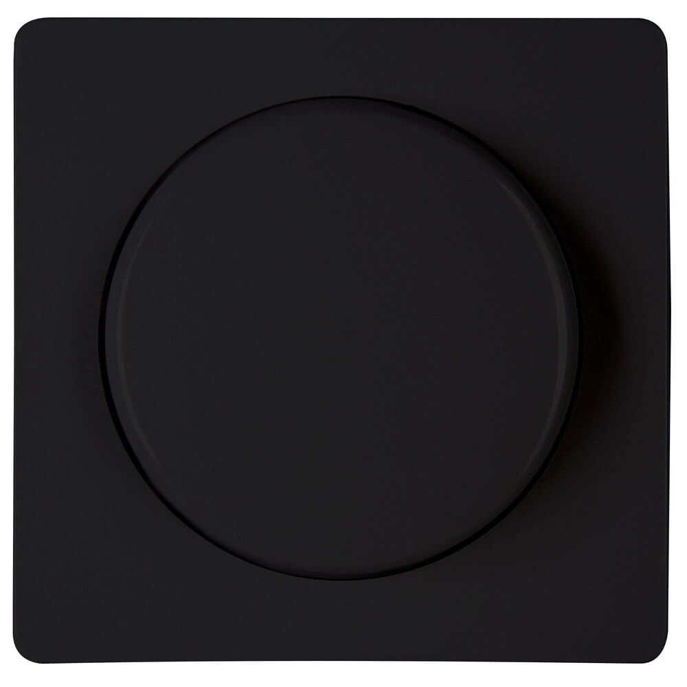 Dimmer cover Paris black