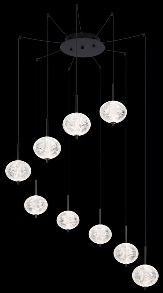 Unique pendant lamp Ceps 9-light Globo 9007371458530