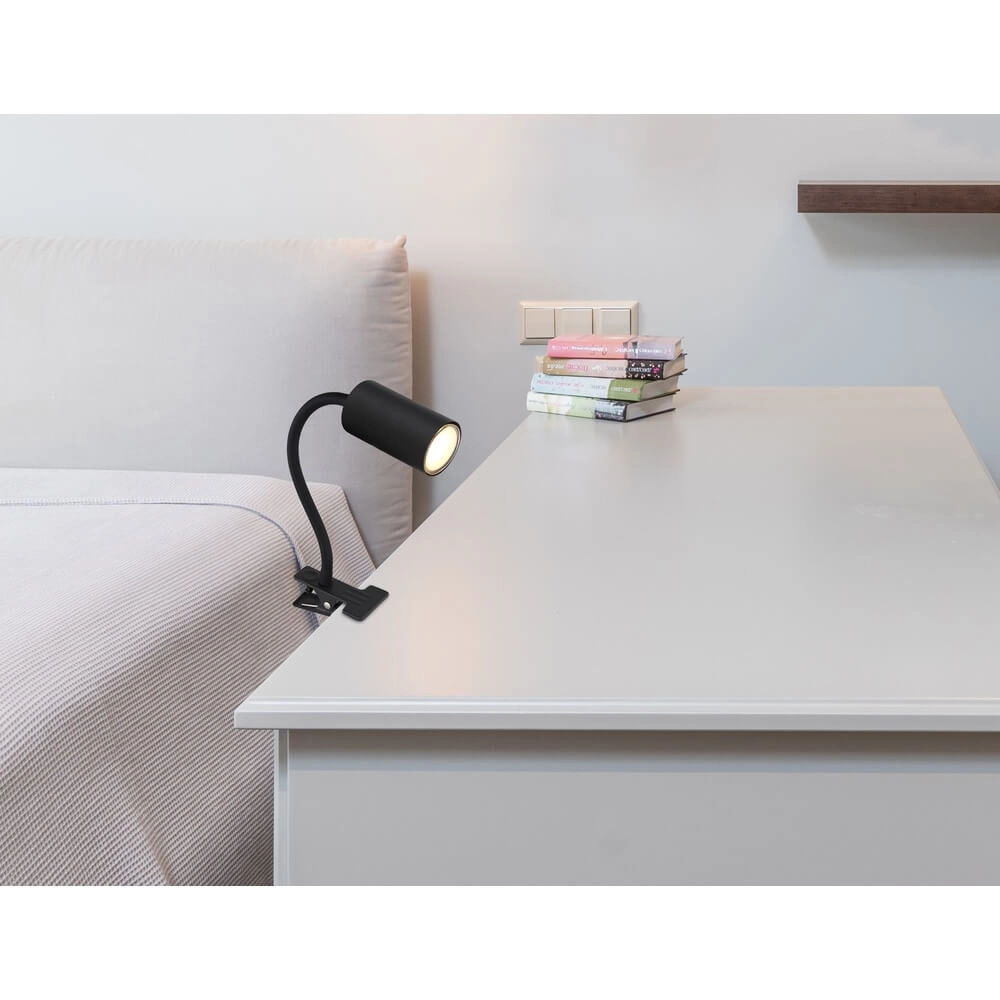 Black clamp lamp Robby Globo 9007371439881