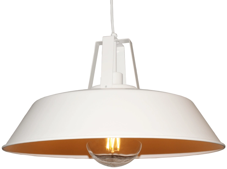 White pendant lamp Nero Ø 45cm Artdelight 8719831734627