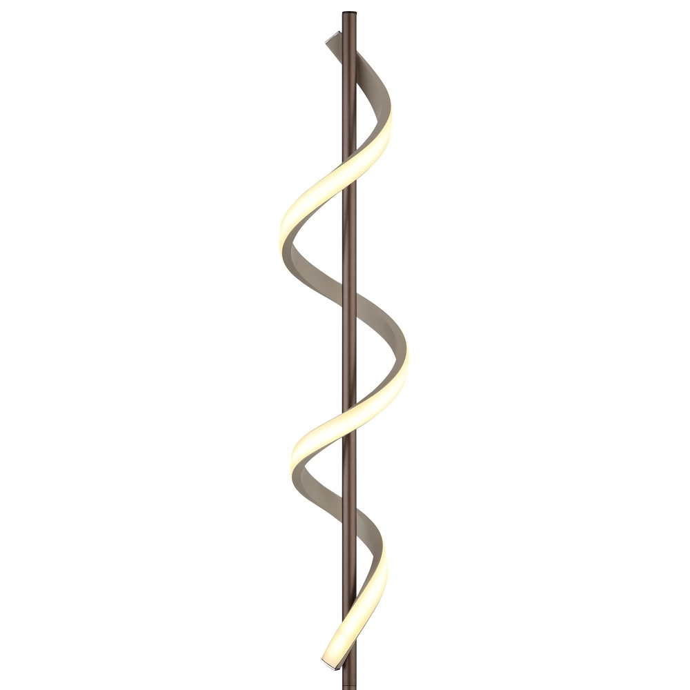 Floor lamp Spiro bronze with sand brown Globo 9007371590315