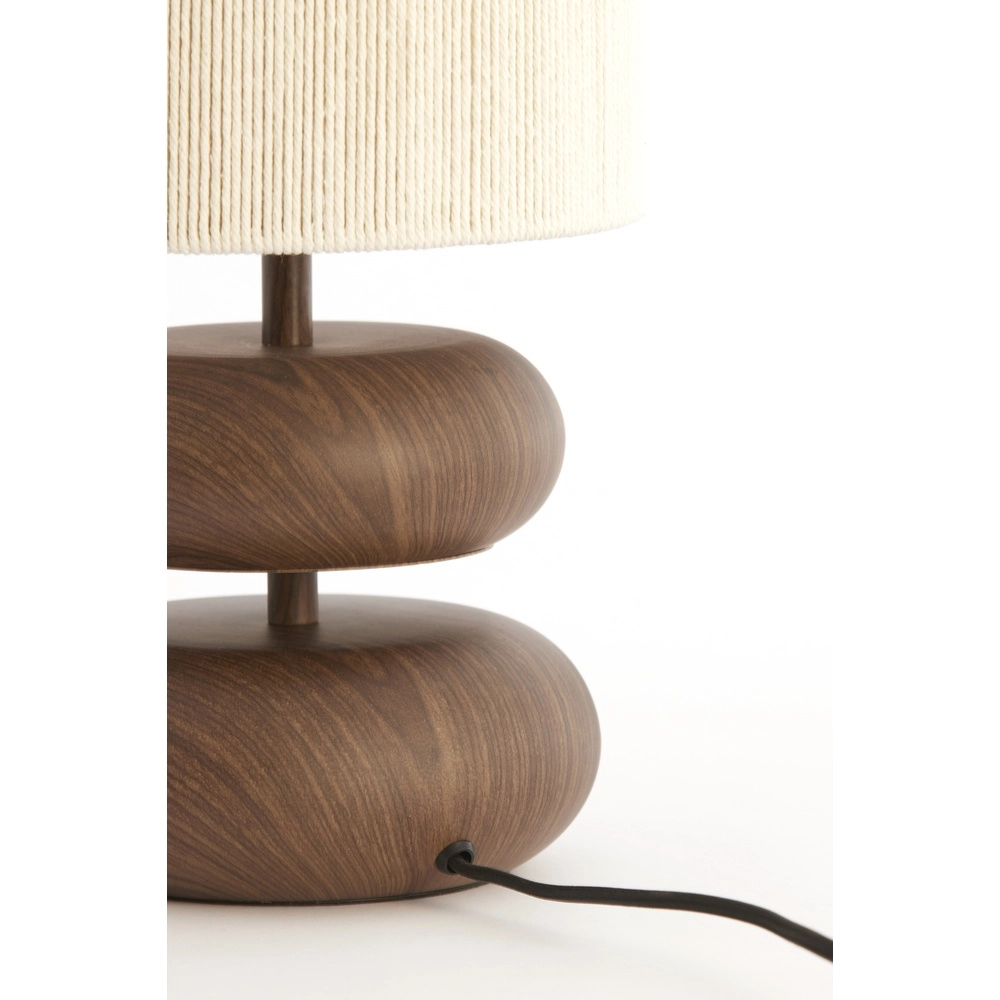 Table lamp Danialo 50.5cm - dark wood Light & Living 8717807815202