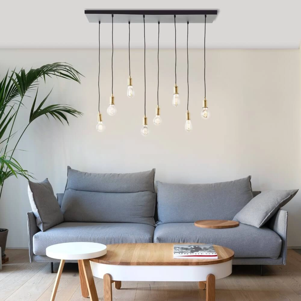 Hanging lamp Darcia with 8 pendulums Brilliant 4004353411700