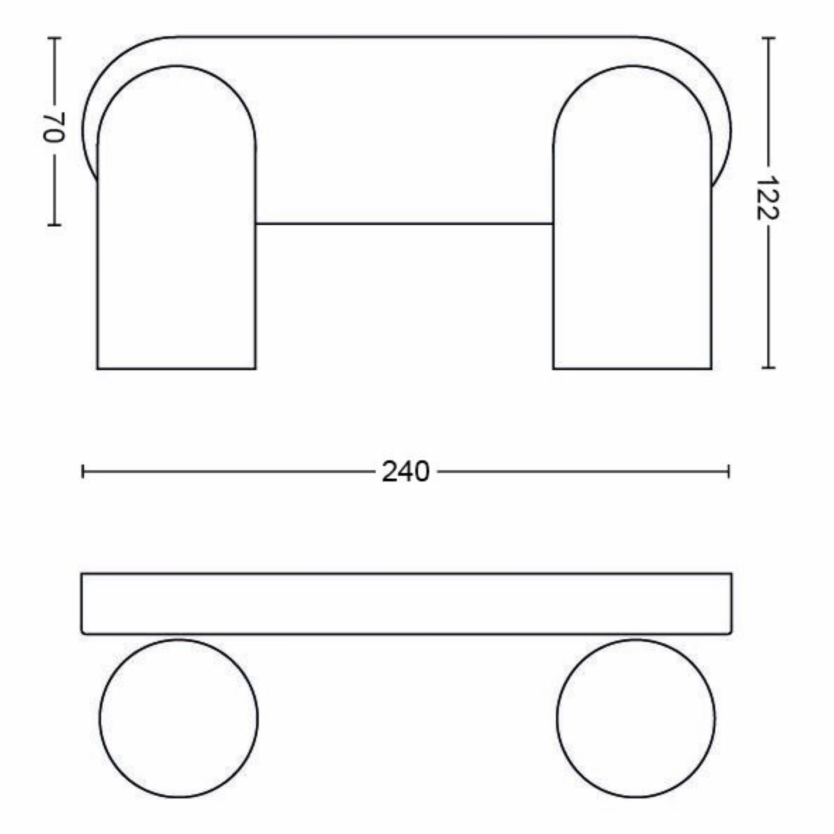 Surface-mounted spot Pongee 2-light white Philips 8718696164792