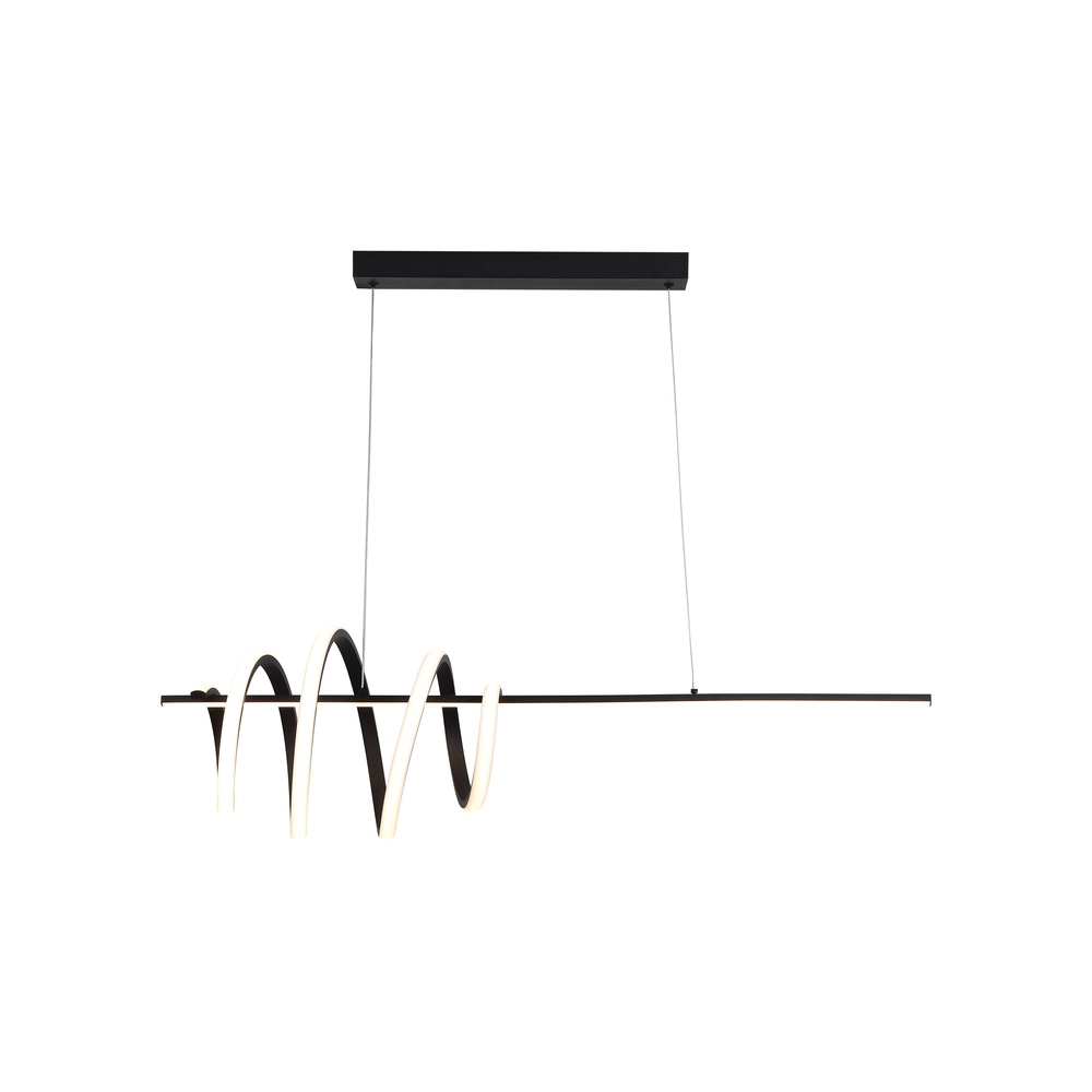 Pendant lamp Sword black