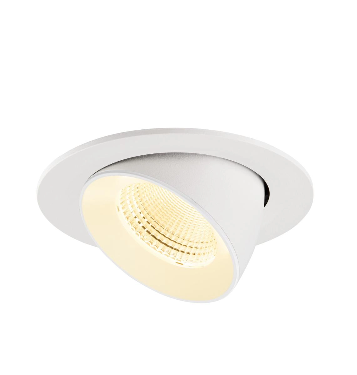 Recessed spotlight Numinos Gimble L white 3000K - 55deg SLV 4024163310178
