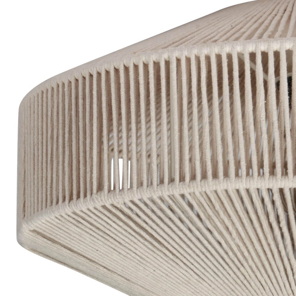 Rope ceiling lamp Svea Ø 46cm Trio 4017807617269