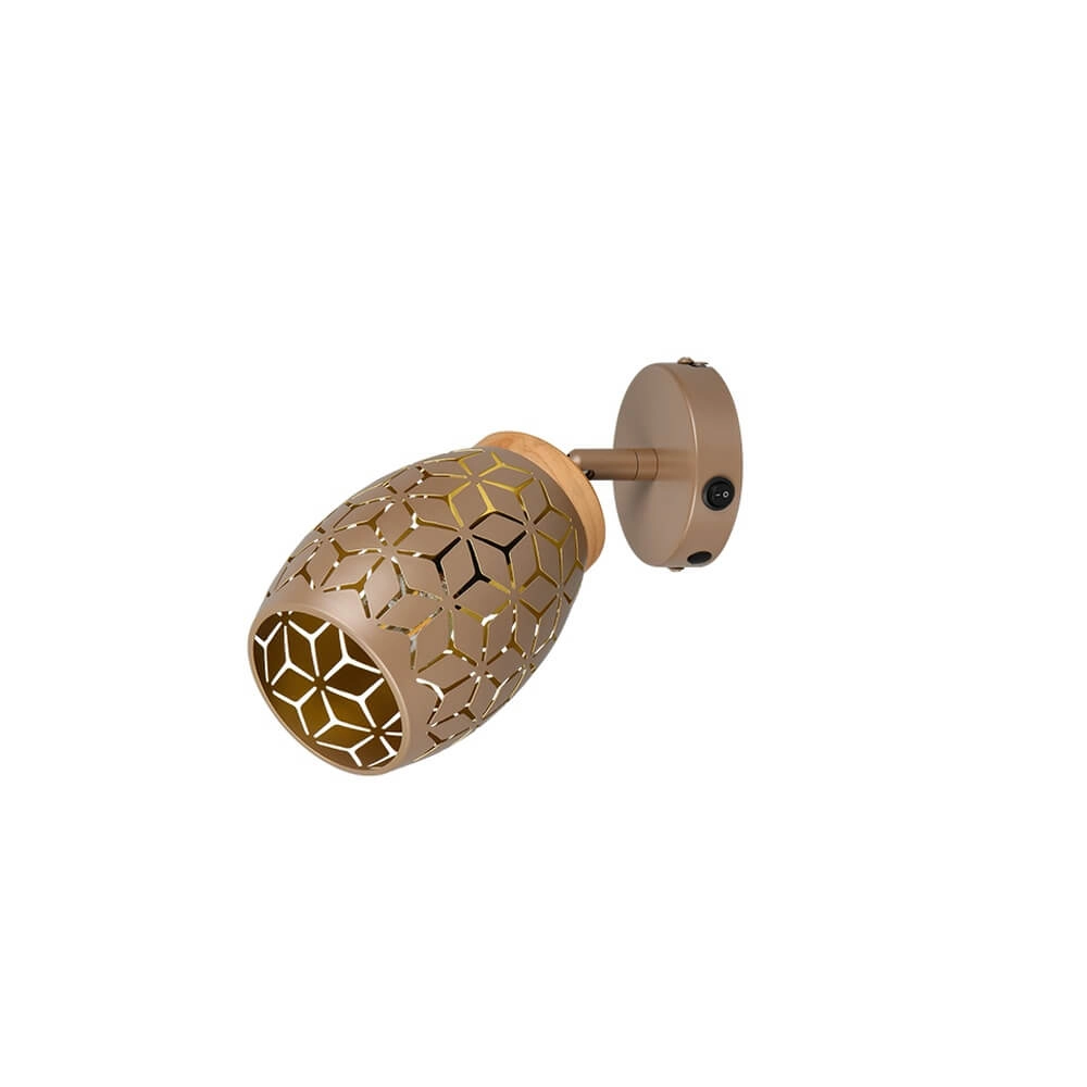 Surface-mounted spot Bidar coffee brown Trio 4017807640656