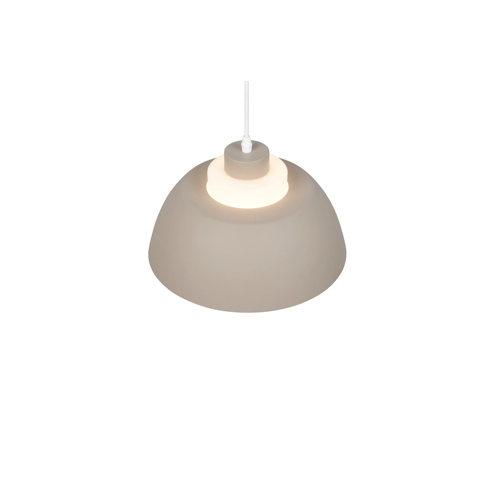 Design pendant lamp Tilos sand brown Ø 30cm Trio 4017807690118