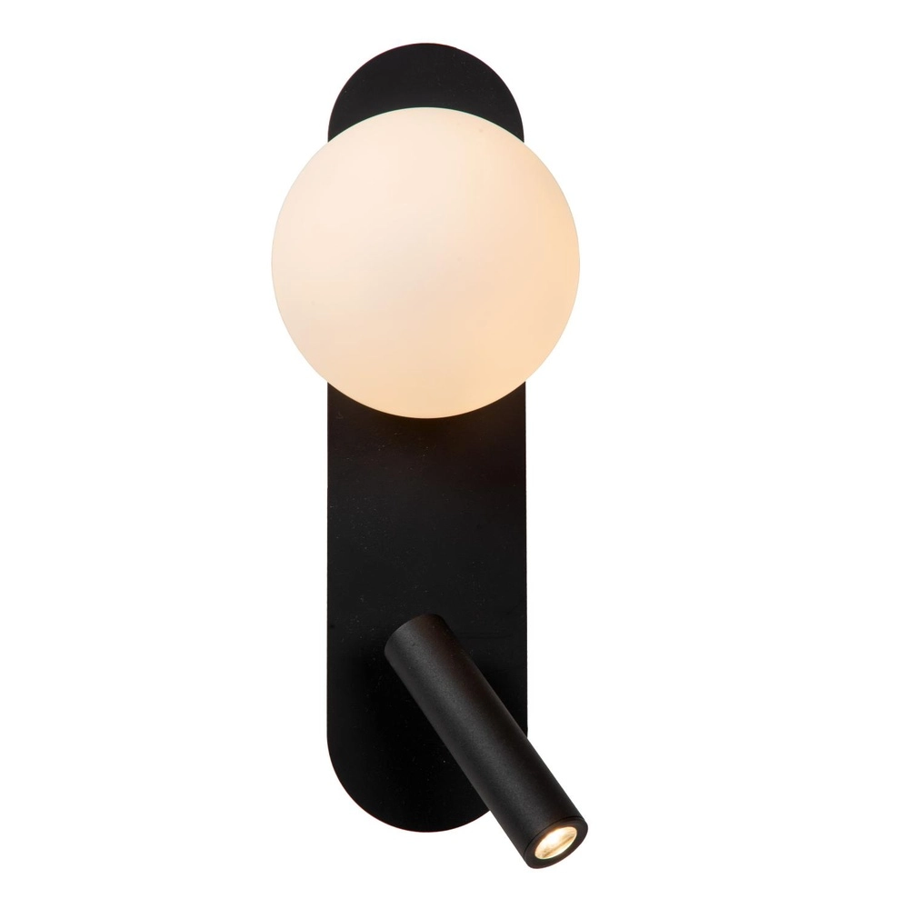 Bedside lamp Kelly Black Lucide 5411212771407