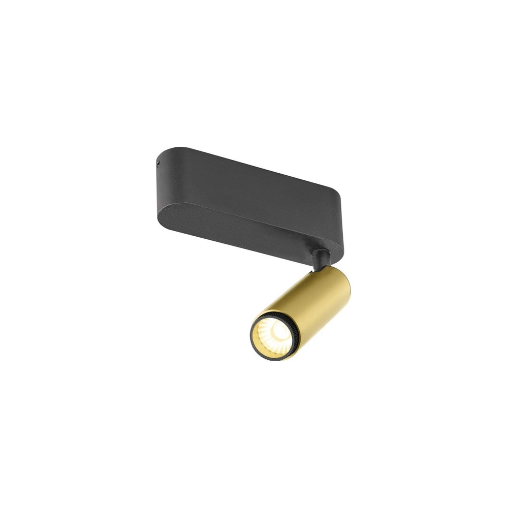 Surface-mounted spot Grip! S gold with black 3000K SLV 4024163304931