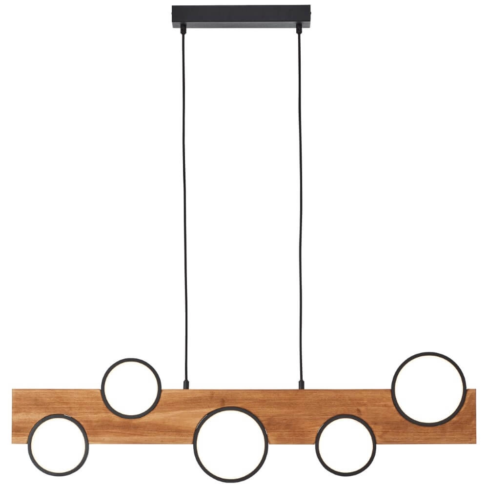 Hanging lamp Cheesy wood Brilliant 4004353429644