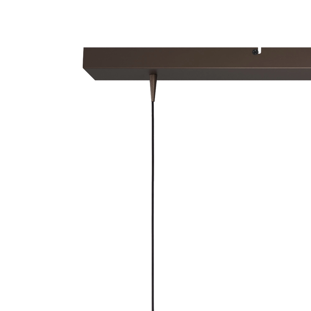3-light pendant lamp Scala 100cm cocoa brown Ø 20cm Masterlight 8718121338200