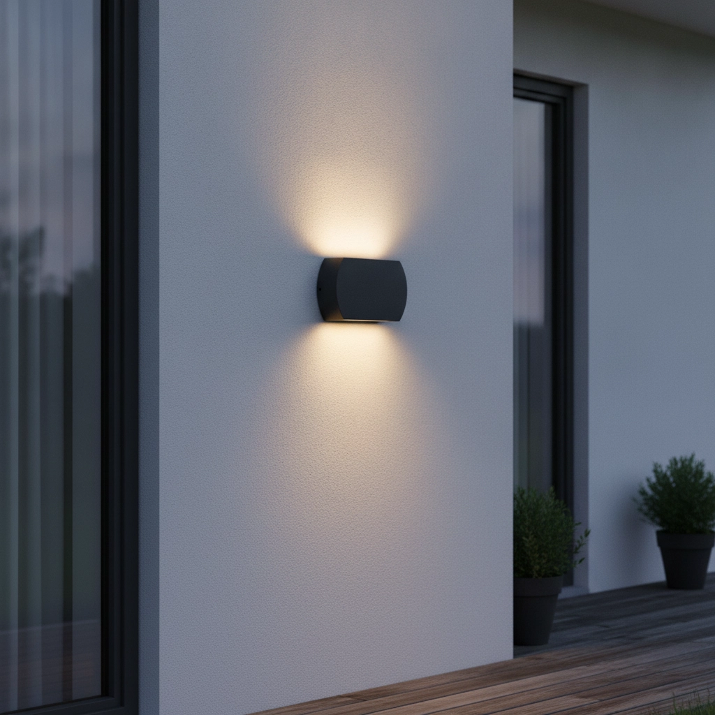 Design wall lamp Fedor anthracite