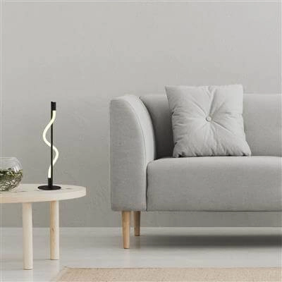 Floor lamp Serpent 56cm black Searchlight 5053423190198