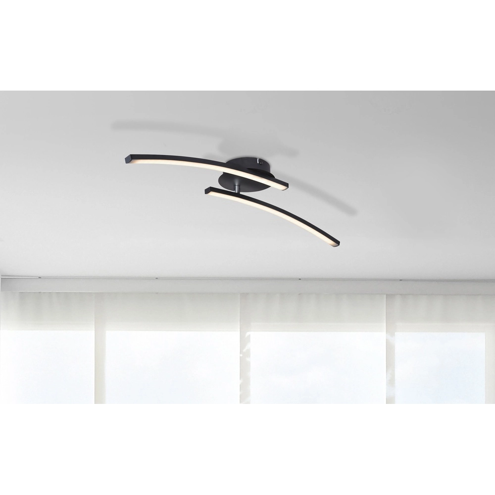 Ceiling lamp Tansy I Design black Globo 9007371413591