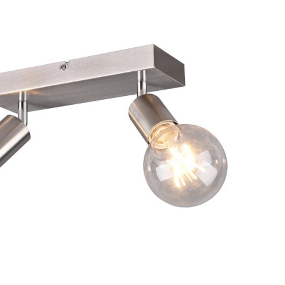 Double surface-mounted spotlight Vannes metallic grey Trio 4017807489071