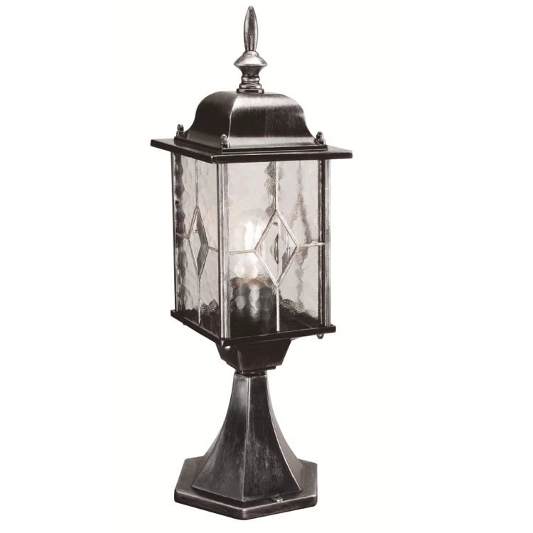 Terrace lamp Wexford black silver