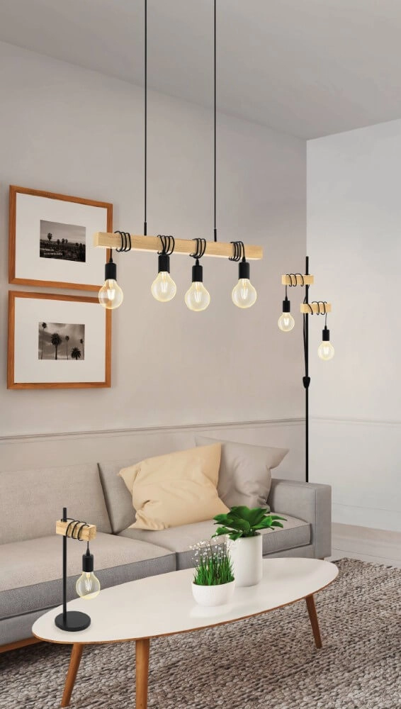 Table lamp Townshend Wood Eglo 9002759435158