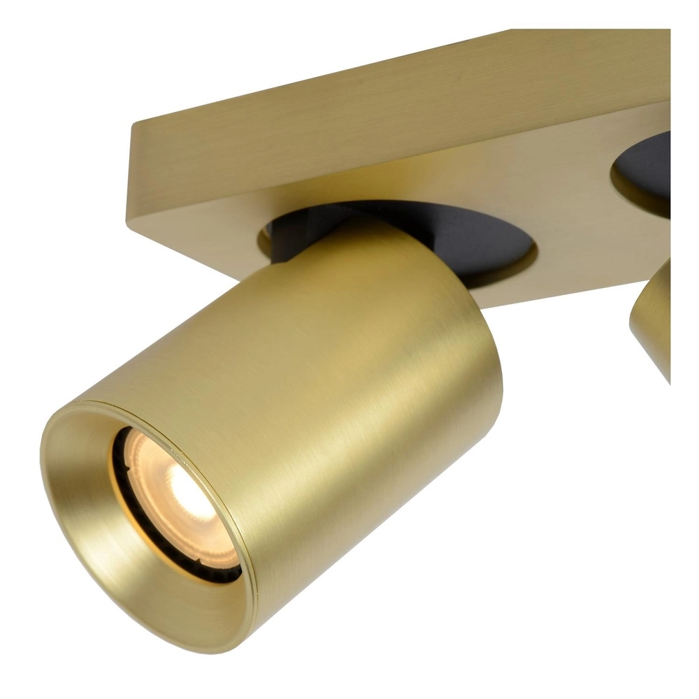 Ceiling spotlight Nigel 2-light gold Lucide 5411212092977