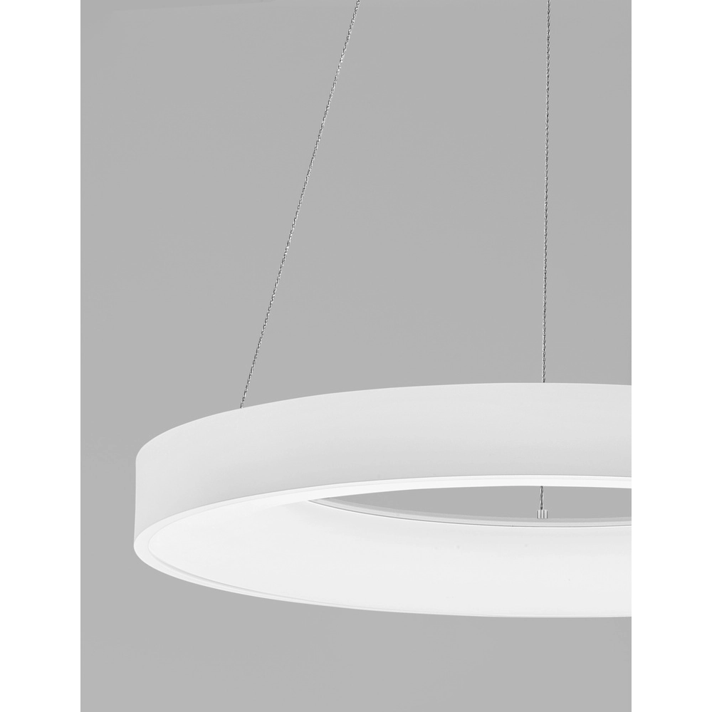 Pendant lamp Rando Thin white Ø 60cm Lyora 5212017420213