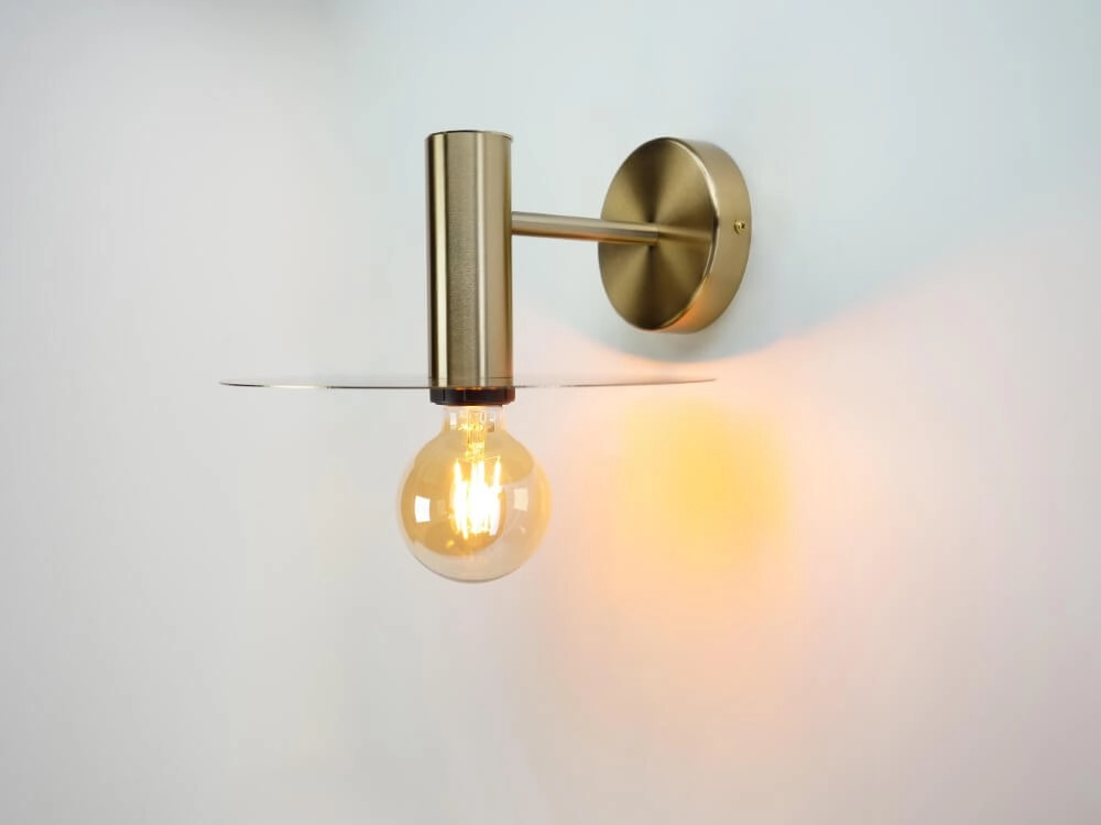 Gold wall lamp Escandell Eglo 9008606273898