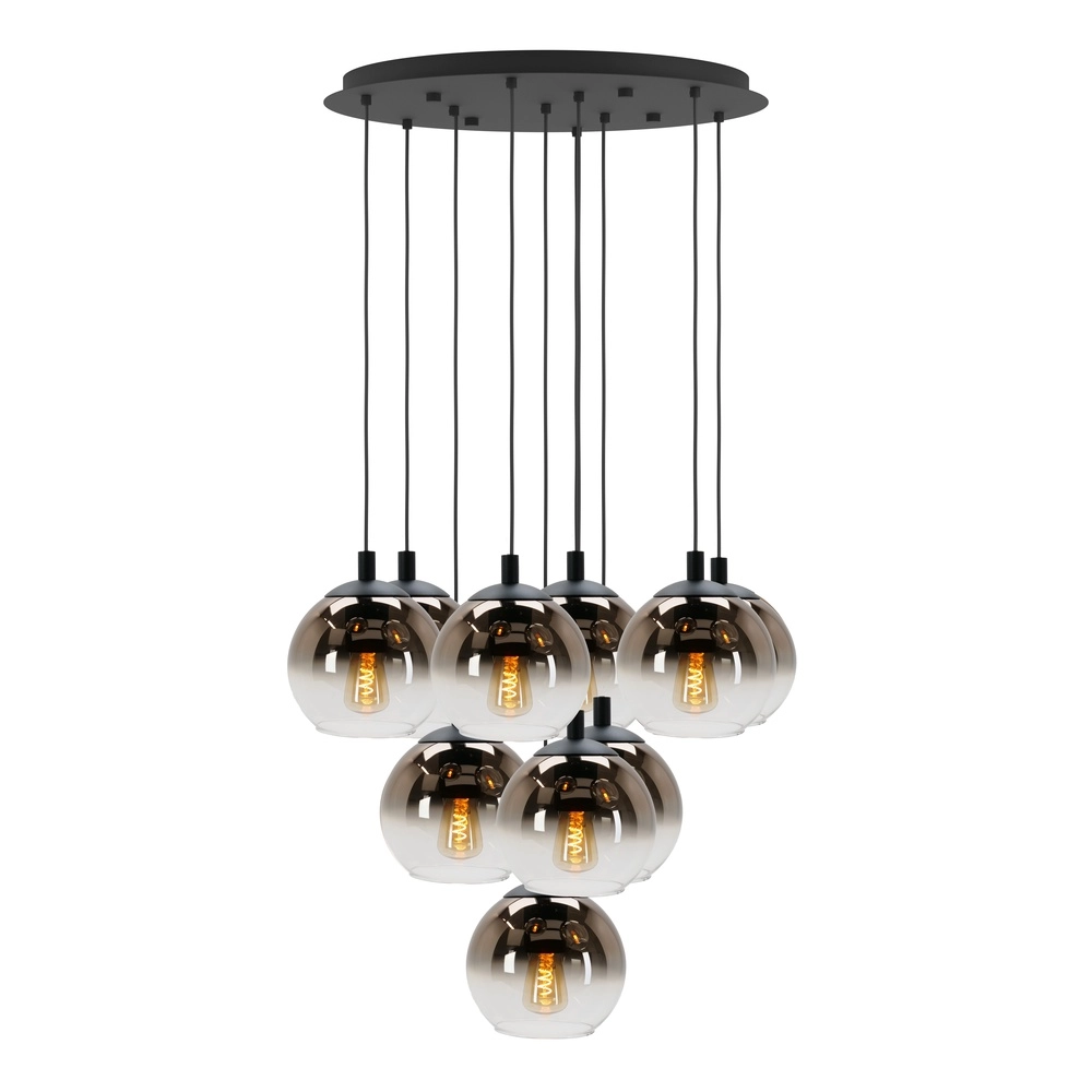 Pendant lamp Ariscani 1 10-light black