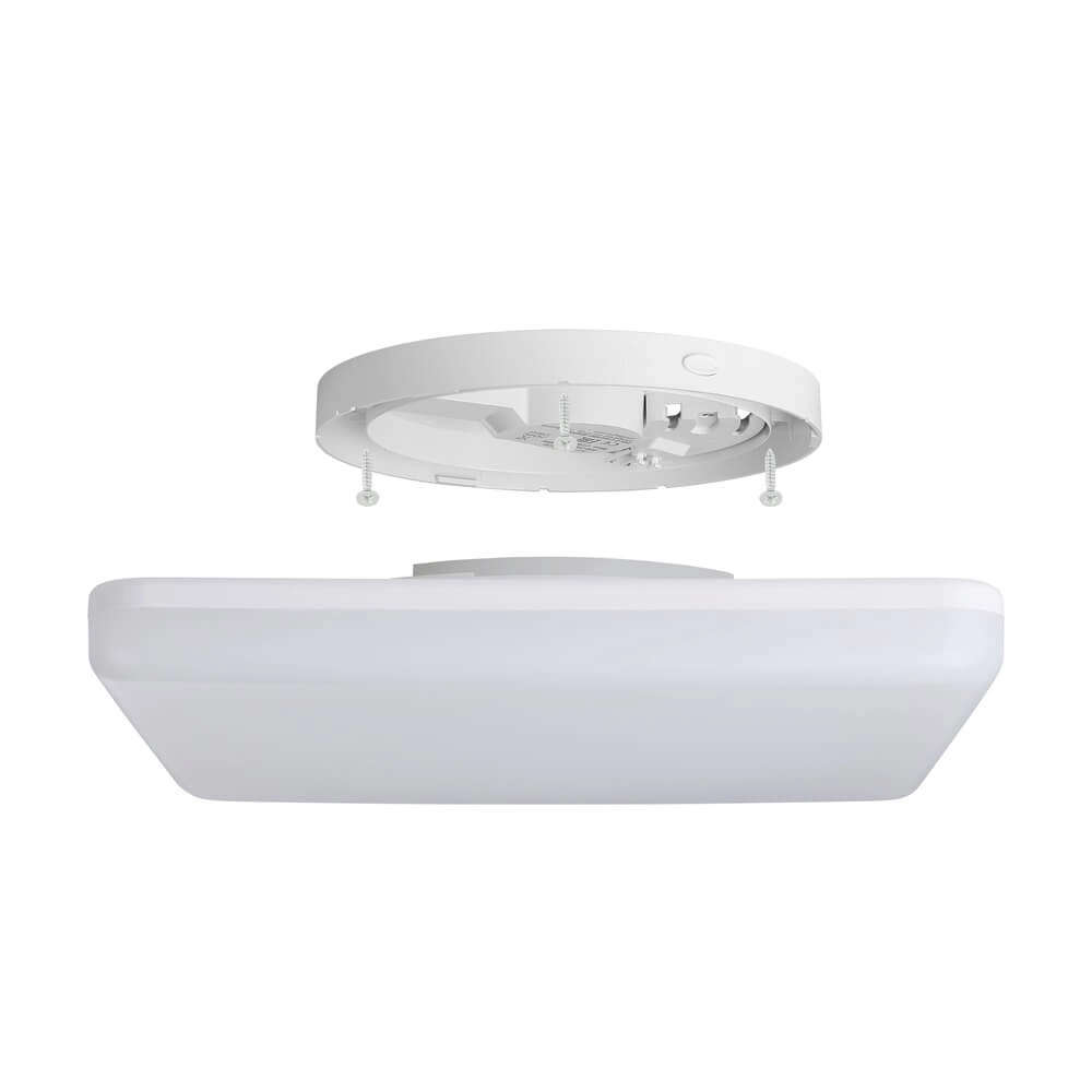 Square ceiling lamp Castagneto 26 x 26cm white Eglo 9008606313228
