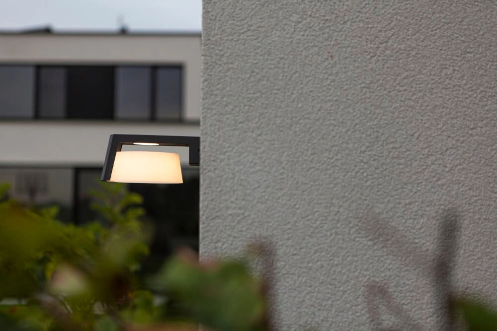 Anthracite wall lamp Moon design Lutec 6939412014821