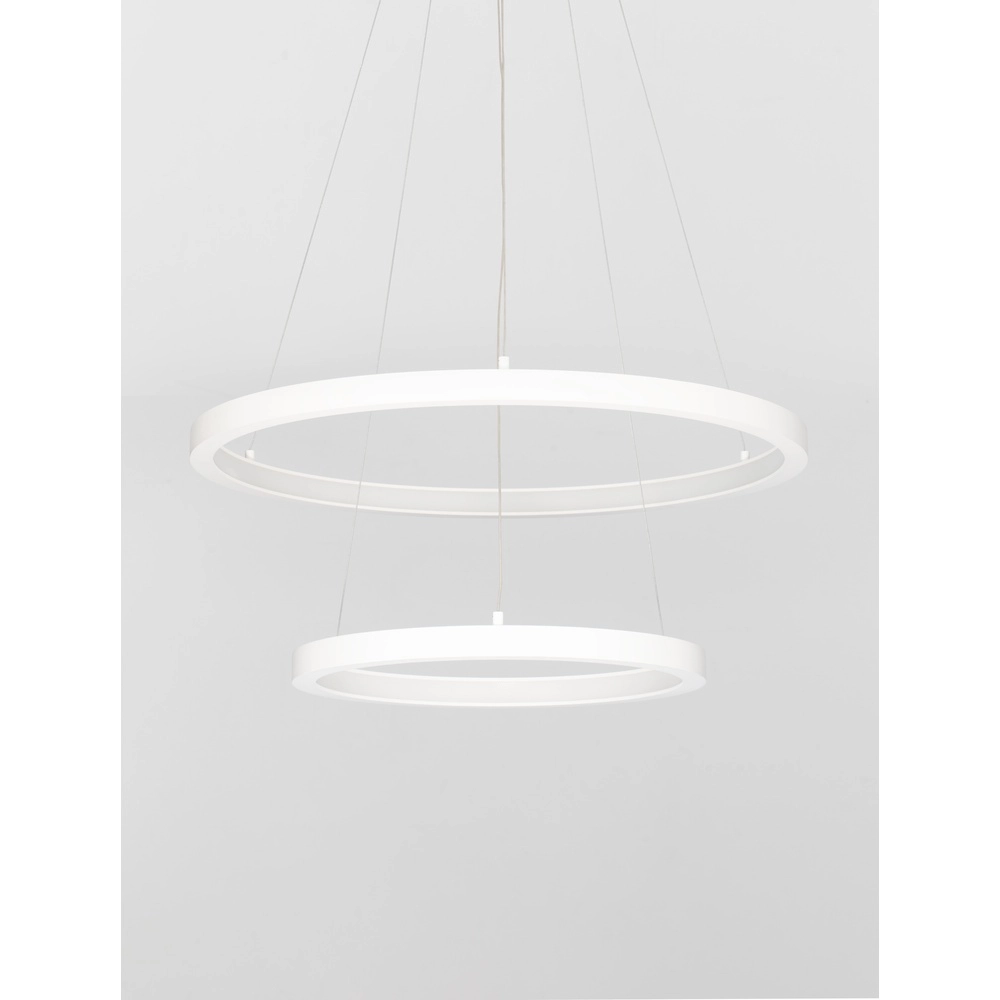 White pendant lamp Empatia Design double Lyora 5212017442697