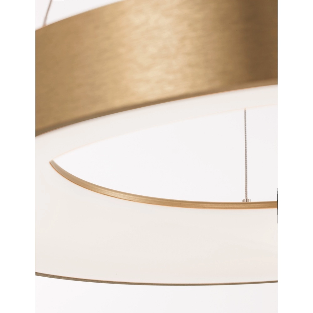 Pendant lamp Rando Thin gold Ø 60cm Lyora 5212017420237