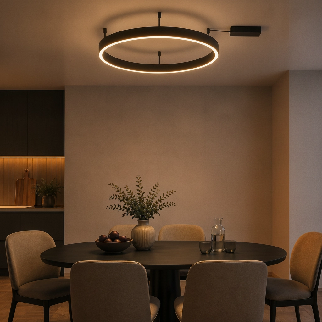 Ceiling lamp Motif black Ø 80cm