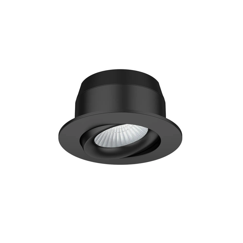 Led recessed spotlight Tevo black - 3000K Lyora 4255805301616