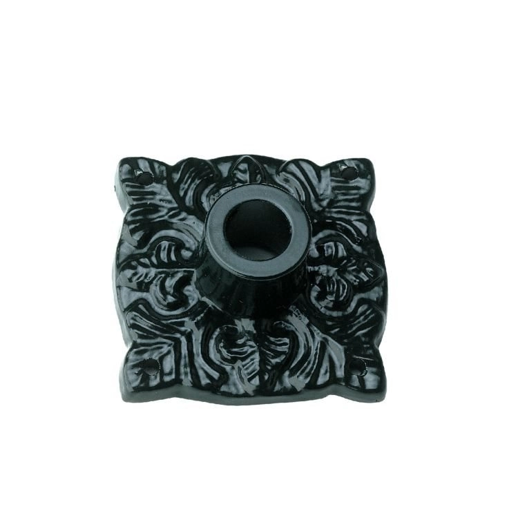 Pedestal plate Plinth black