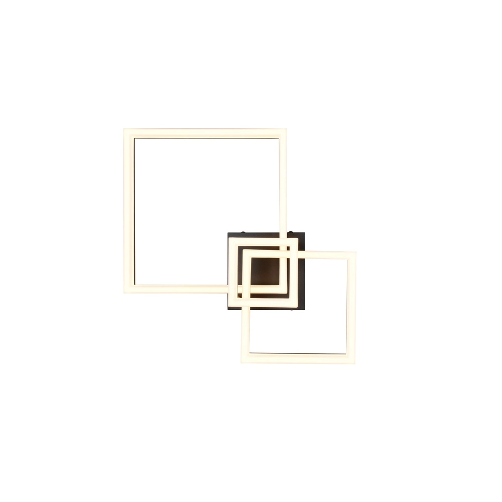 Black ceiling lamp Camino design Trio 4017807655834