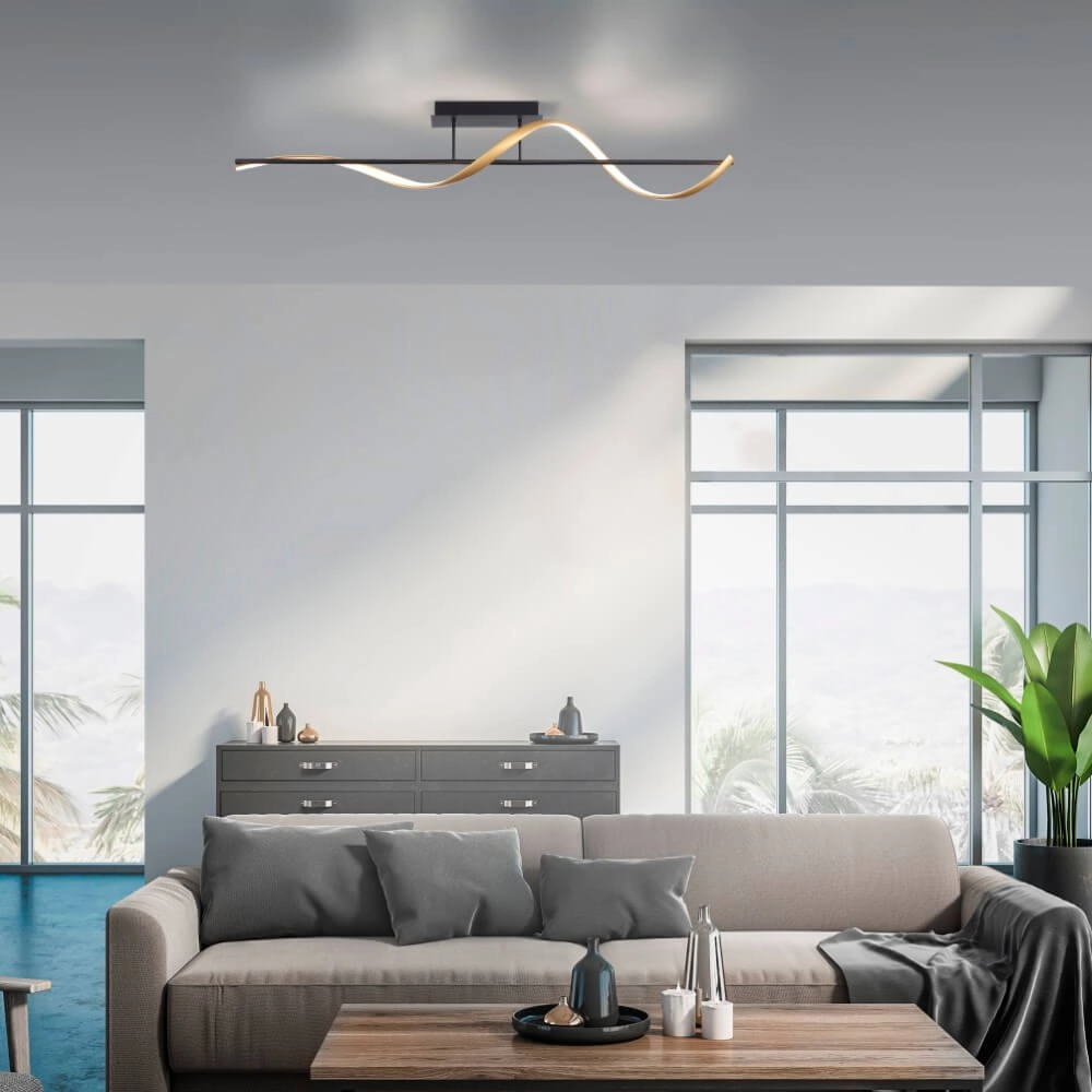 Ceiling lamp Q-Swing anthracite Paul Neuhaus 4012248373774